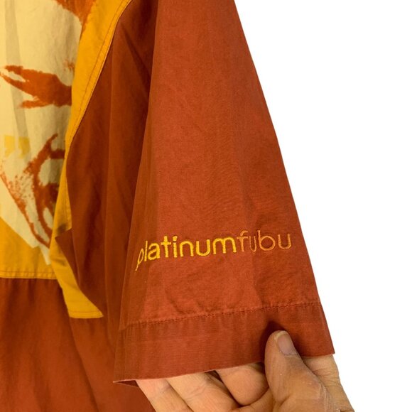 Vintage Platinum FUBU Muhammad Ali Boxing Shirt Mens Size 3XL - Picture 5 of 11